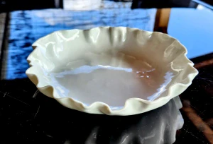 Exkluzívna autorská porcelánová misa – v čistej organickej forme